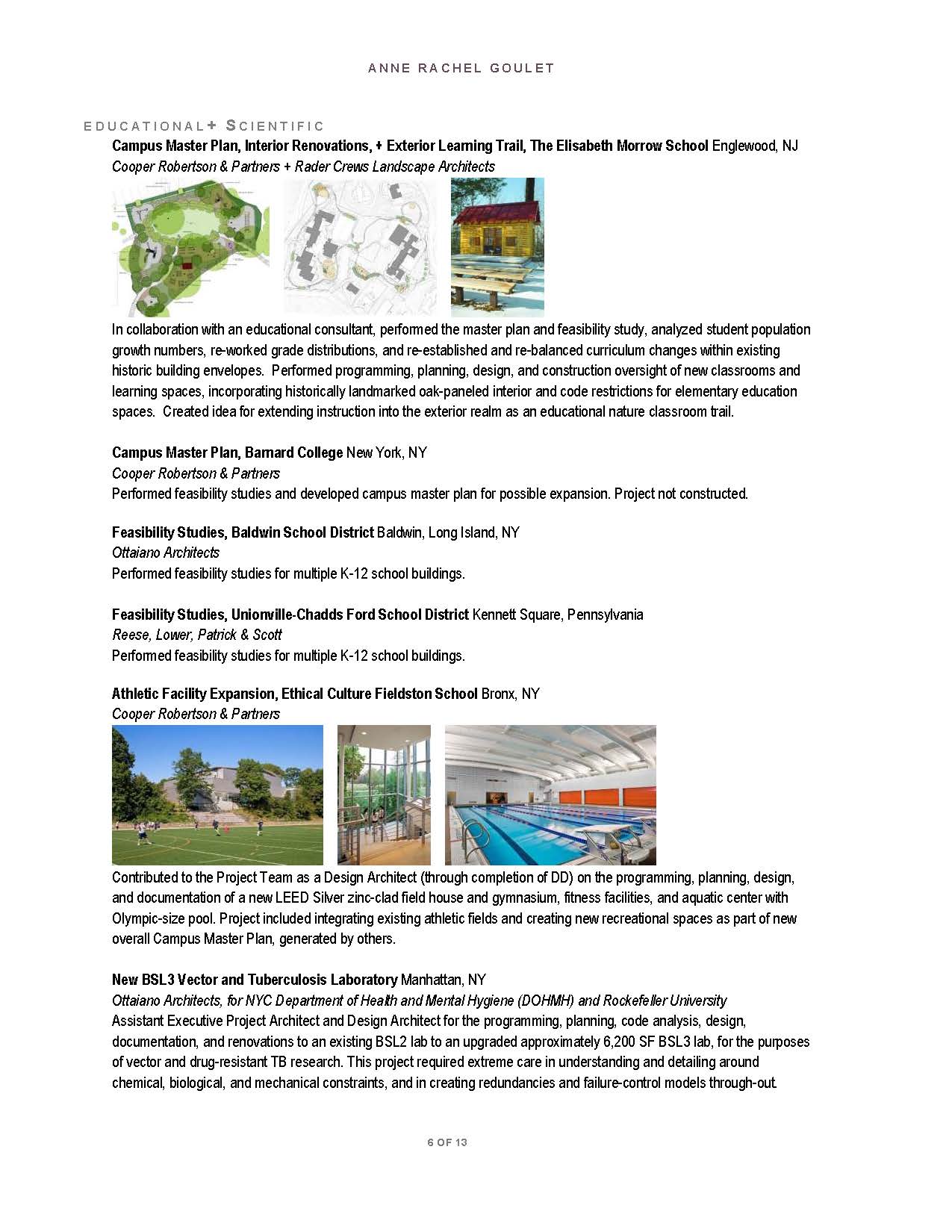 Anne Goulet Projects Page 2