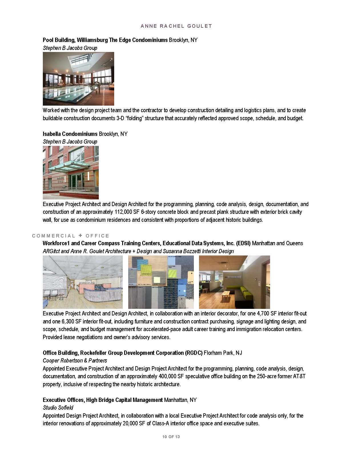 Anne Goulet Projects Page 6