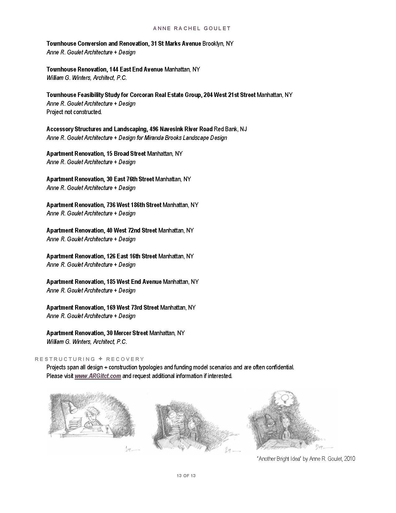 Anne Goulet Projects Page 9